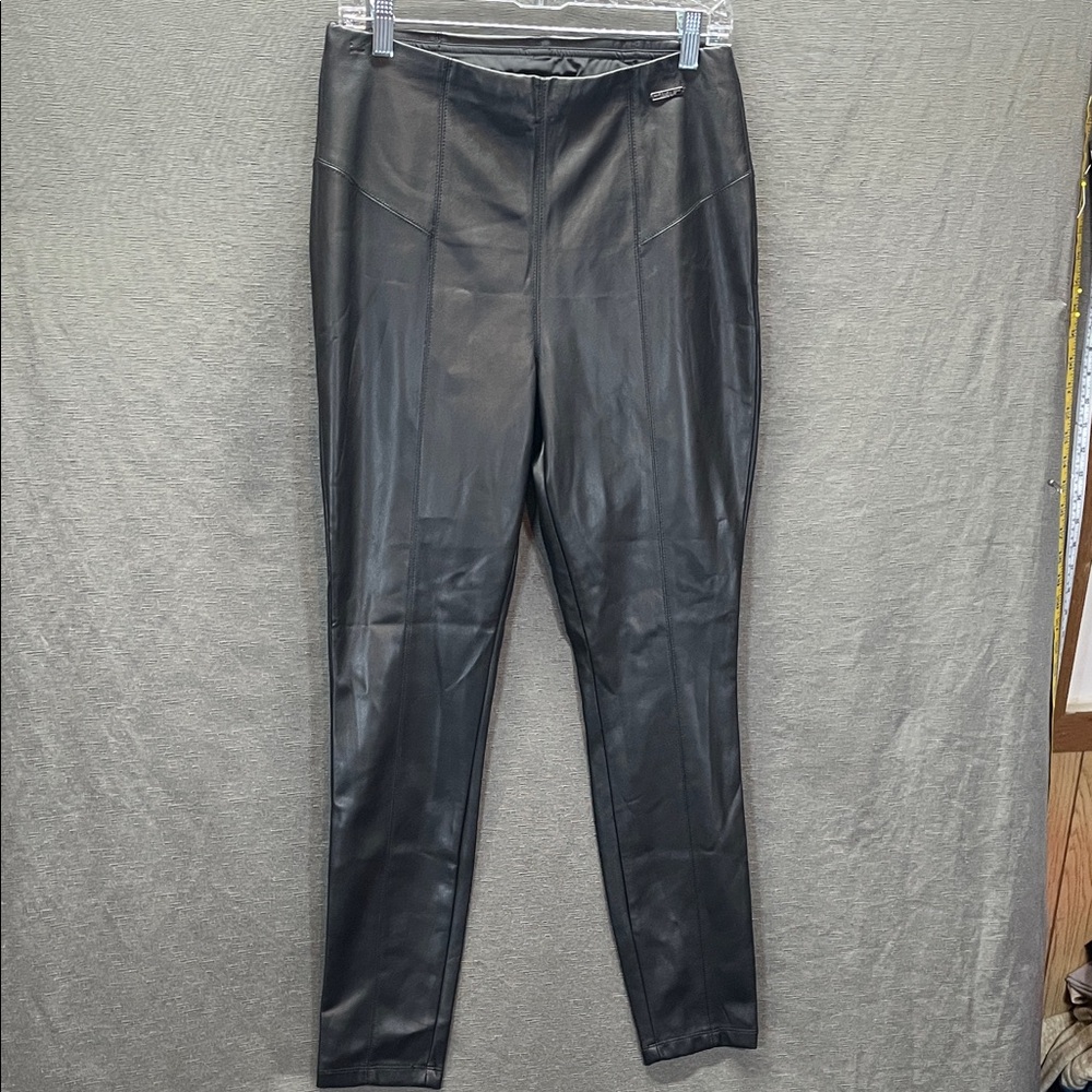 Marc New York‎ Black faux leather full control waistband